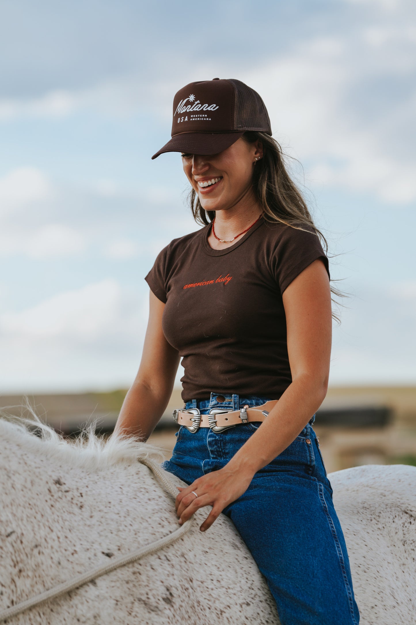 Dark Brown Trucker Hat