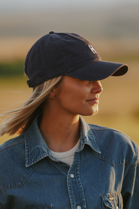 Navy H Hat