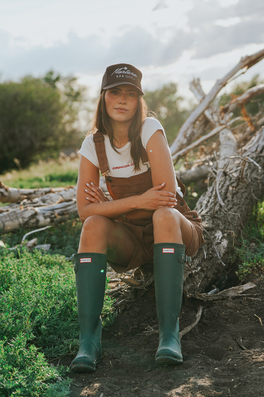 Dark Brown Trucker Hat