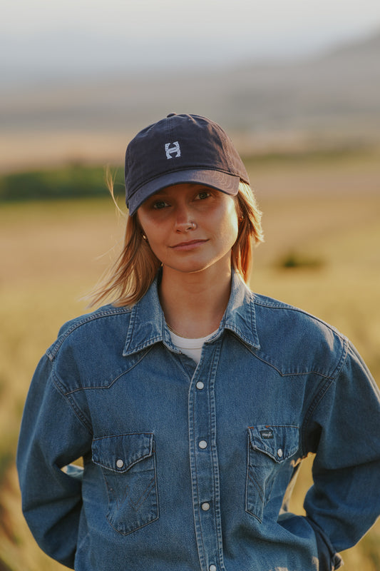 Navy H Hat
